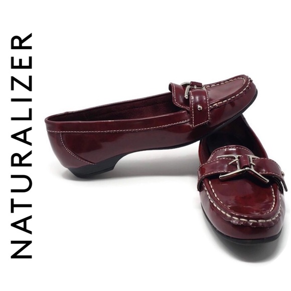 Natural Soul Shoes - Naturalizer Hartman Buckled Loafers